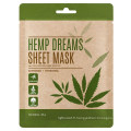 Masque en feuille coréen Natural Vegan Formula Hemp Dreams pour les soins de la peau